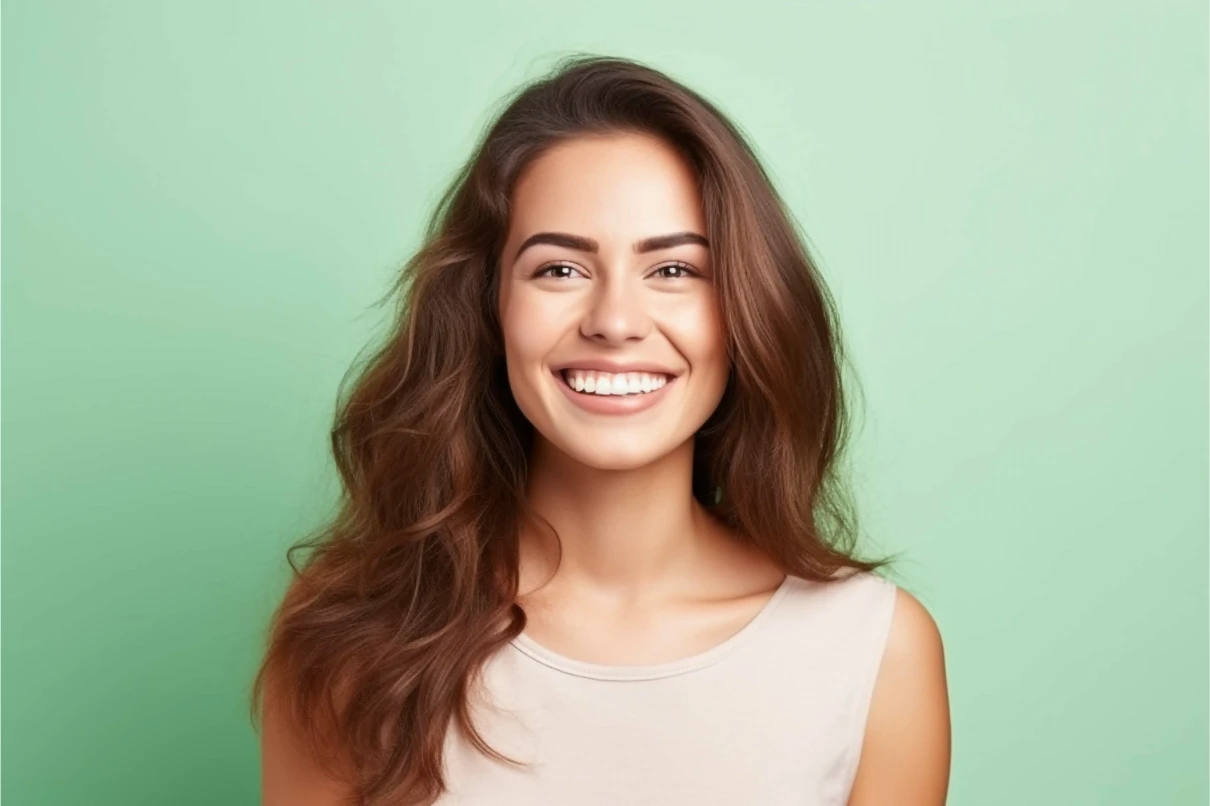 Smiling woman after Juvederm® treatment at Arabella Boutique Med Spa in Oak Brook Terrace, IL